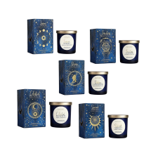 KINKEKOMPLEKT 15% soodsamalt! Tähistaeva sari – 5 sojaküünalt kinkekarpides, 50 tundi