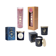 KINKEKOMPLEKT „KUU MAAGIA“ 15% soodsamalt! 3 küünalt kuurituaalideks