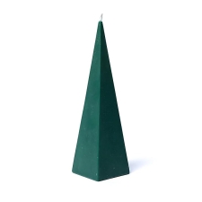 JAA, SEE ON UUS! Kaunis sügavroheline püramiidi kujuline küünal, lõhnatu, 21x6 cm