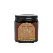 Soy candle in glass "Rise and Shine", sacred Palo Santo, 245g glass jar with lid, 15 hours