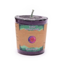 OTSAS! Naturaalne lõhnaküünal "Must mets" steariinist 4,5x4 cm, sisaldab eeterlikk eõlisid: seeder, kadakas, lavendel