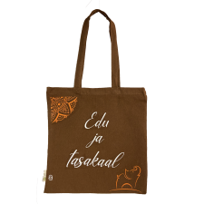 Poekott EDU JA TASAKAAL 38x42cm 100% puuvill
