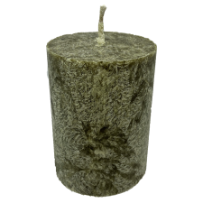 OTSAS! Küünal "Münt ja oliiv" 8x6 cm silindrikujuline, lõhnastatud