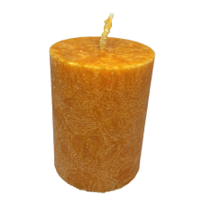 Naturaalne küünal "Apelsin" 8x6 cm steariinist, silindrikujuline, lõhnastatud
