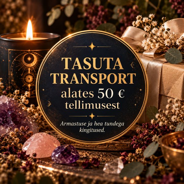 Tasuta transport alates 50 € tellimusest